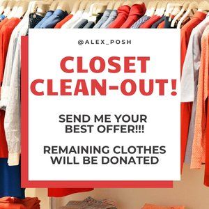 Clothing Closet Cleanout